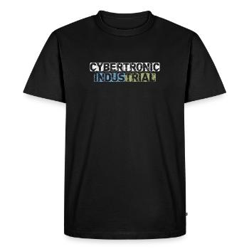 Cybertronic Industrial - Men's Premium Organic T-Shirt - black - Front - Nico (187cm)