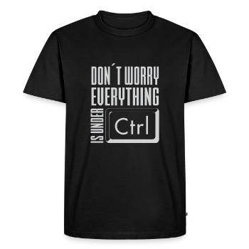 Lustiger Informatiker Spruch, Informatik - Männer Premium Bio T-Shirt - Schwarz - Vorne - Nico (187cm)