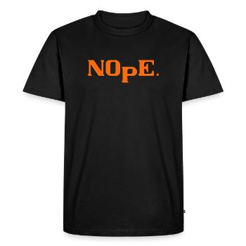 Non - T-shirt Premium bio Homme - noir - Devant - Nico (187cm)