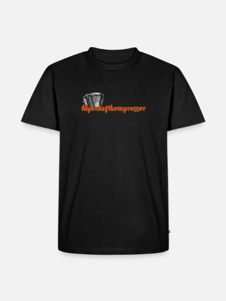 Alpenluftkompressor_2 - Men's Premium Organic T-Shirt - black