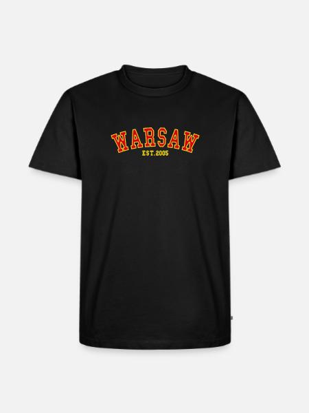 Warsaw_Est_2005 - T-shirt Premium bio Homme - noir