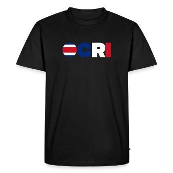 Costa Rica - T-shirt Premium bio Homme - noir - Devant - Nico (187cm)