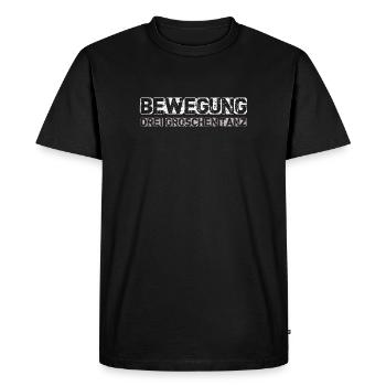 Danse des Trois Groschen - T-shirt Premium bio Homme - noir - Devant - Nico (187cm)