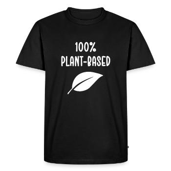 Idée cadeau végétalien pour les végétaliens - T-shirt Premium bio Homme - noir - Devant - Nico (187cm)
