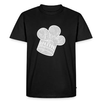 Toque - T-shirt Premium bio Homme - noir - Devant - Nico (187cm)