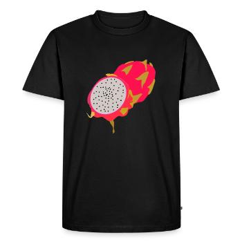 Pitaya - T-shirt Premium bio Homme - noir - Devant - Nico (187cm)