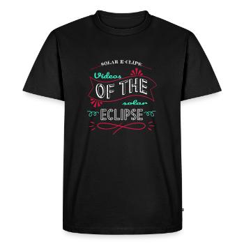 astronomy stuff telescope astronomy statement - Men's Premium Organic T-Shirt - black - Front - Nico (187cm)
