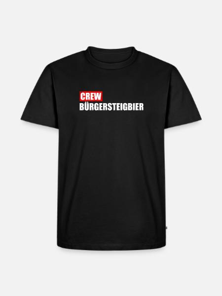 Crew Bürgersteigbier Ortskontrollfahrt OKF - Männer Premium Bio T-Shirt - Schwarz