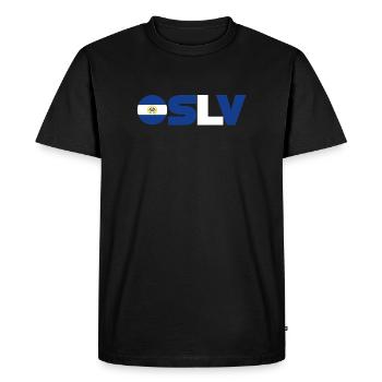 Salvador - T-shirt Premium bio Homme - noir - Devant - Nico (187cm)
