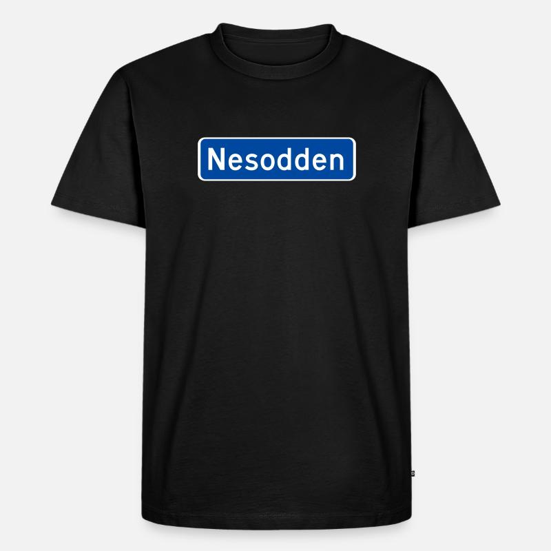 Die Nasenspitze - Männer Premium Bio T-Shirt - Schwarz