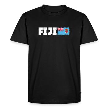 Fiji Fiji Fiji Fiji Fidschi Fidschi Fidschi - Men's Premium Organic T-Shirt - black - Front - Nico (187cm)