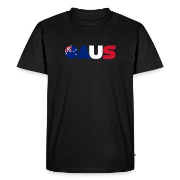 Australie - T-shirt Premium bio Homme - noir - Devant - Nico (187cm)