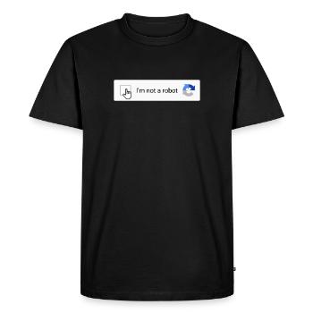 I'm not a robot - Men's Premium Organic T-Shirt - black - Front - Nico (187cm)