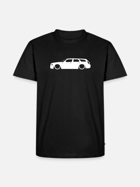 Classic Silhouette Combo Low life - Men's Premium Organic T-Shirt - black