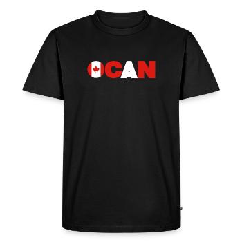 Canada - T-shirt Premium bio Homme - noir - Devant - Nico (187cm)