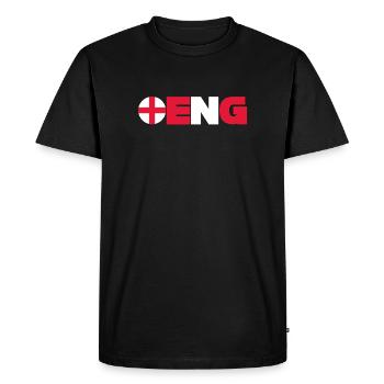 Angleterre - T-shirt Premium bio Homme - noir - Devant - Nico (187cm)