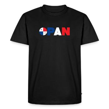 Panama - T-shirt Premium bio Homme - noir - Devant - Nico (187cm)