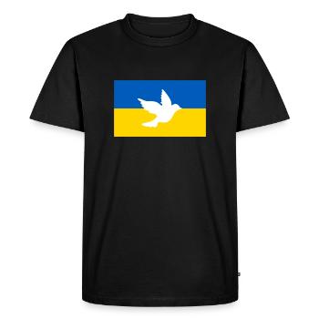 Ukraine - T-shirt Premium bio Homme - noir - Devant - Nico (187cm)