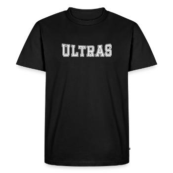 Ultra curved design - Men's Premium Organic T-Shirt - black - Front - Nico (187cm)