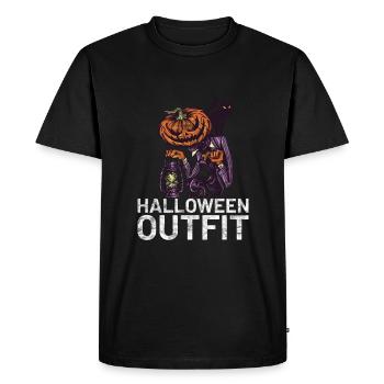 Halloween - Männer Premium Bio T-Shirt - Schwarz - Vorne - Nico (187cm)