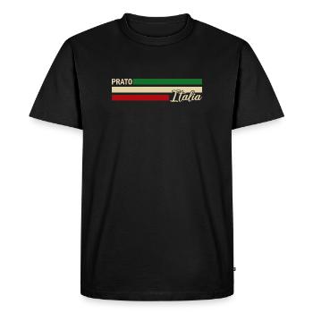 Italia - Prato - Italien - Italy - Men's Premium Organic T-Shirt - black - Front - Nico (187cm)