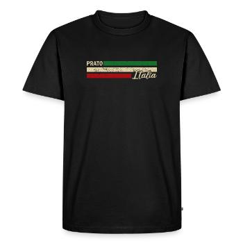 Italia - Prato - Italien - Italy - Men's Premium Organic T-Shirt - black - Front - Nico (187cm)