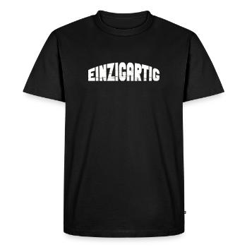 Unique - T-shirt Premium bio Homme - noir - Devant - Nico (187cm)