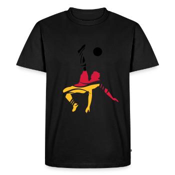 Germany soccer - T-shirt Premium bio Homme - noir - Devant - Nico (187cm)
