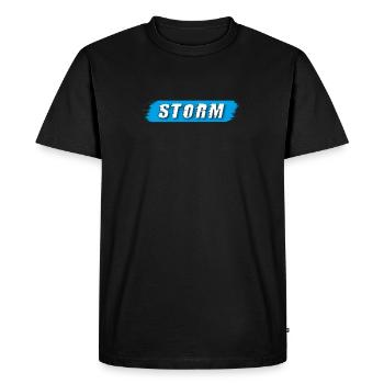 Storm claim - timeless Design - Men's Premium Organic T-Shirt - black - Front - Nico (187cm)