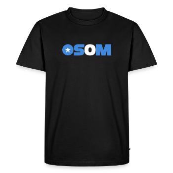 Somalie - T-shirt Premium bio Homme - noir - Devant - Nico (187cm)
