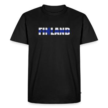 Finland - T-shirt Premium bio Homme - noir - Devant - Nico (187cm)