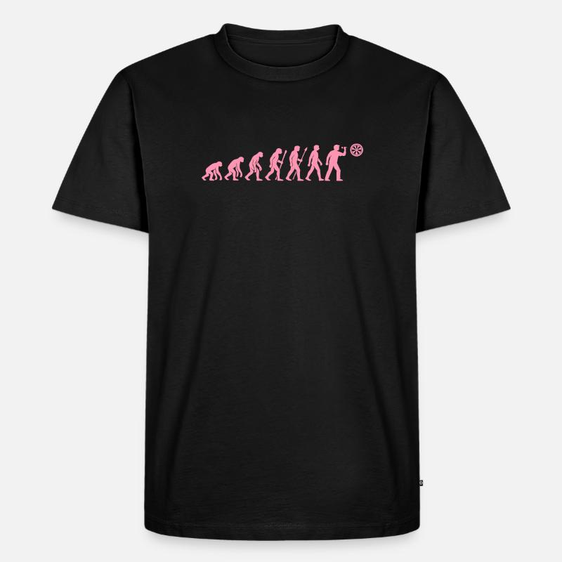 Evolution der Snackzeit - Männer Premium Bio T-Shirt - Schwarz
