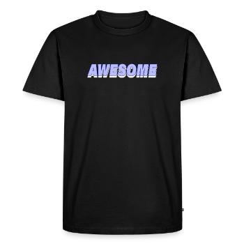 Génial - T-shirt Premium bio Homme - noir - Devant - Nico (187cm)
