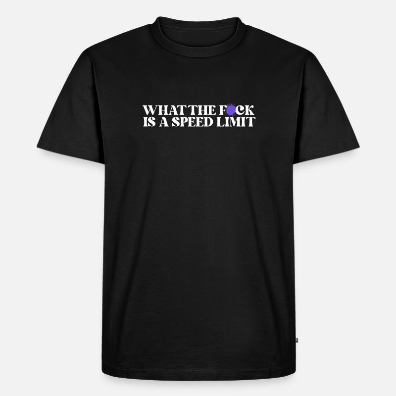 Auto - Männer Premium Bio T-Shirt - Schwarz