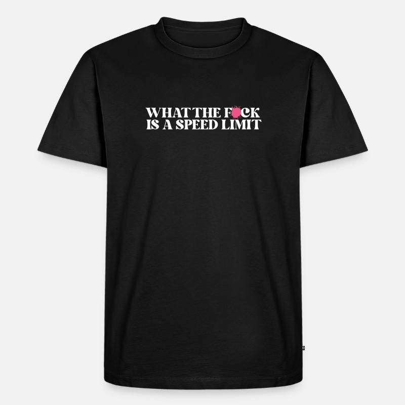 Auto - Männer Premium Bio T-Shirt - Schwarz