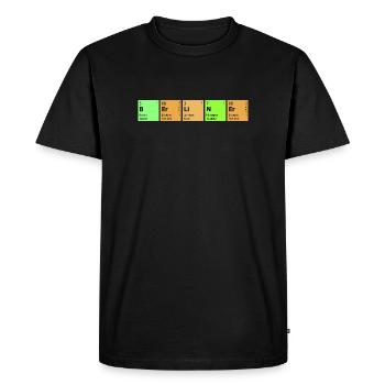 Chemie Berlin - T-shirt Premium bio Homme - noir - Devant - Nico (187cm)