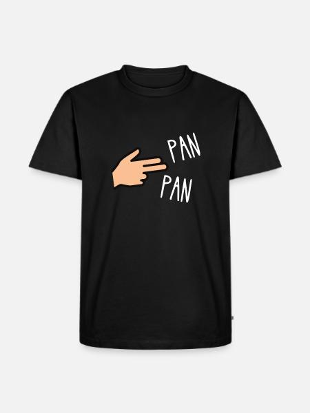 pan pan - T-shirt Premium bio Homme - noir