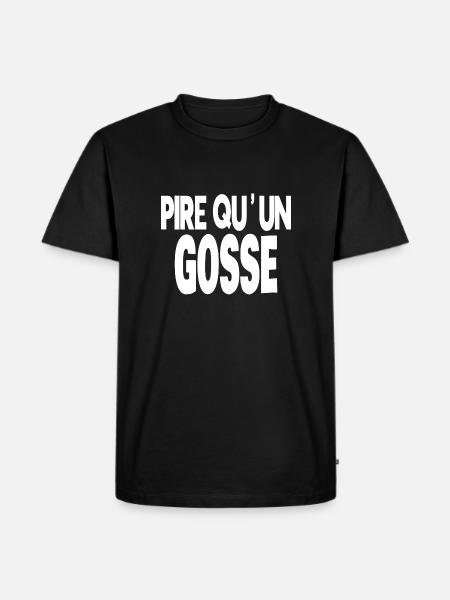 pire qu'un gosse - T-shirt Premium bio Homme - noir