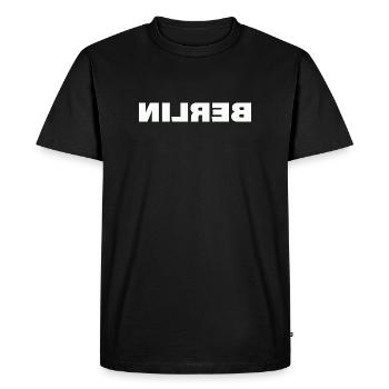 Berlin - T-shirt Premium bio Homme - noir - Devant - Nico (187cm)