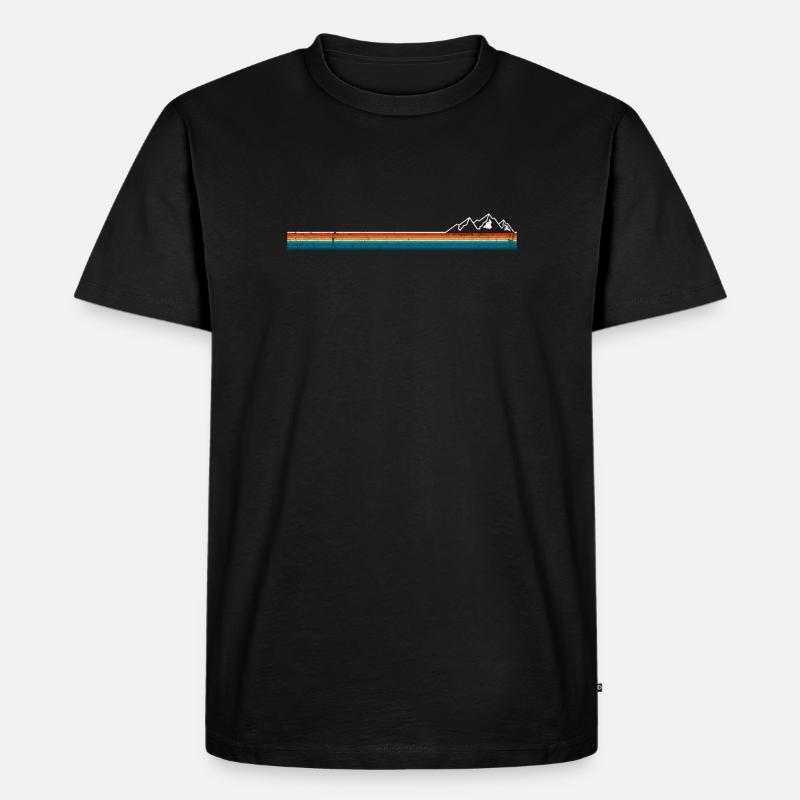 Warten auf Designeingabe - Männer Premium Bio T-Shirt - Schwarz