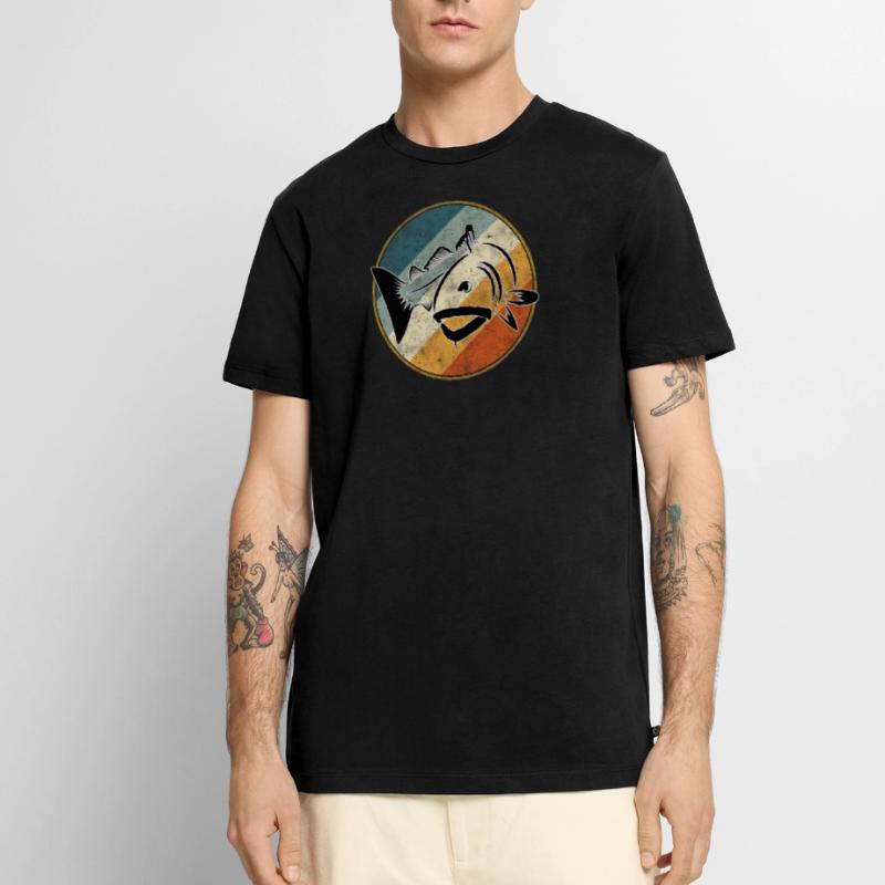 Cod - Cod fishing retro Men's Premium Organic T-Shirt