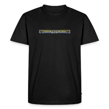 Alica as a birthday - Men's Premium Organic T-Shirt - black - Front - Nico (187cm)