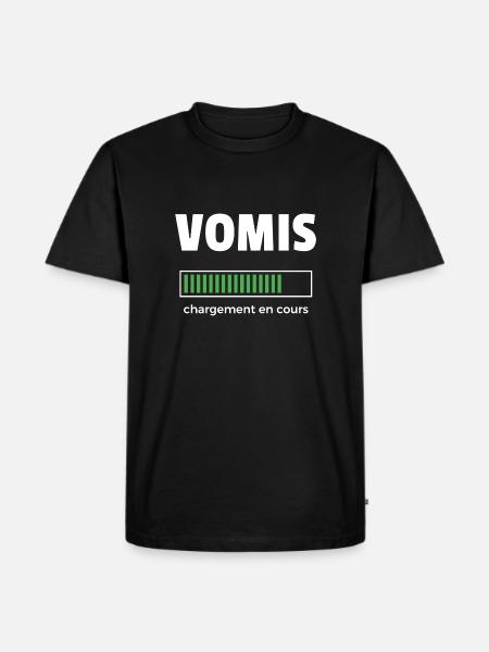 vomis chargement en cours - T-shirt Premium bio Homme - noir