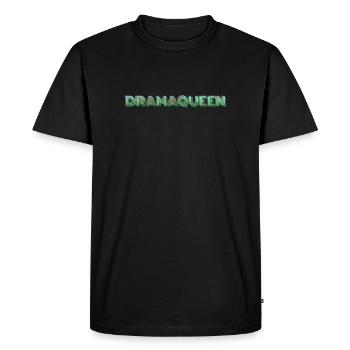 Reine du drame - T-shirt Premium bio Homme - noir - Devant - Nico (187cm)