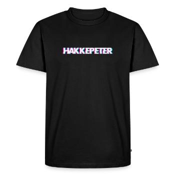 Hardtekk Tekk - T-shirt Premium bio Homme - noir - Devant - Nico (187cm)