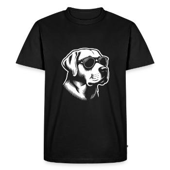 Labrador Retriever Loyalty Family Friend - Men's Premium Organic T-Shirt - black - Front - Nico (187cm)
