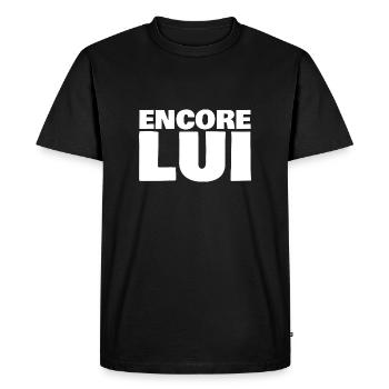 encore lui - T-shirt Premium bio Homme - noir - Devant - Nico (187cm)