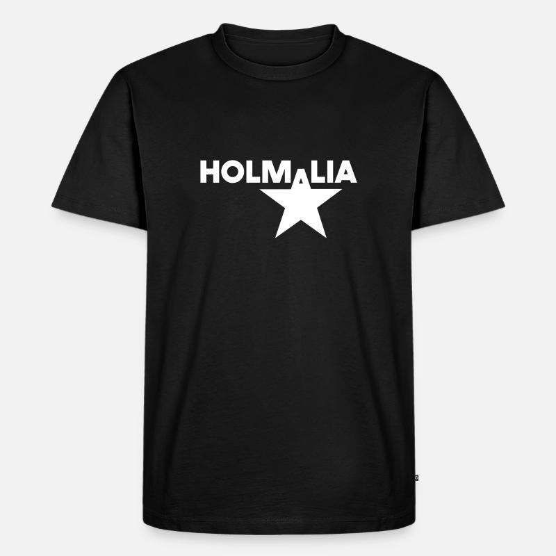 Holmalia, Holmlia - Männer Premium Bio T-Shirt - Schwarz