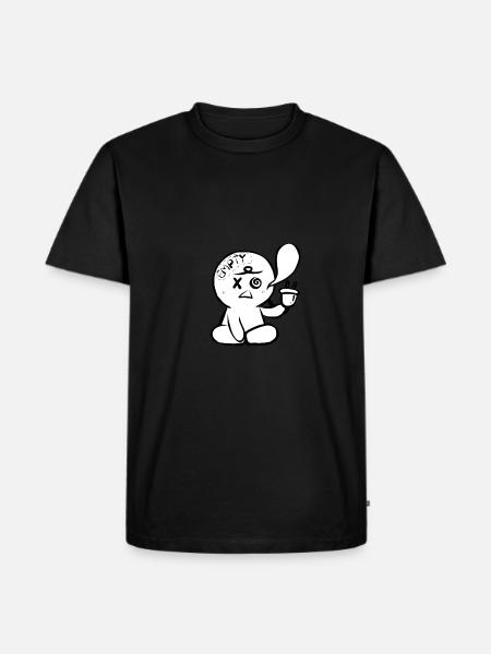 Empty brain - Men's Premium Organic T-Shirt - black