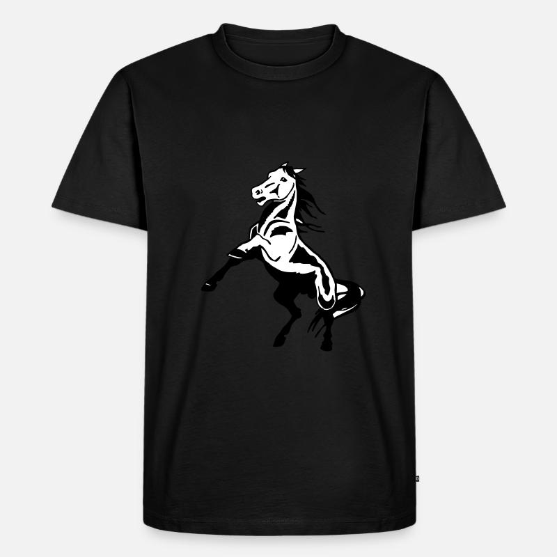 blockedTitle - Männer Premium Bio T-Shirt - Schwarz